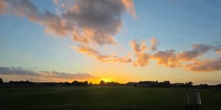 Zonsondergang bij Ulft, Gld