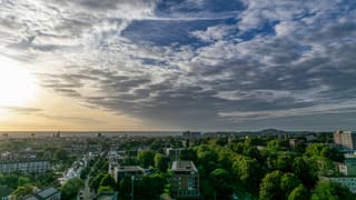 Ochtendlicht boven Maastricht