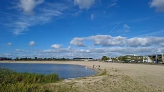 Rustig op het strand in Lemmer