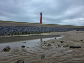 Weinig wind,zelfs aan zee..