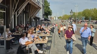 Terrasweer in Maastricht 