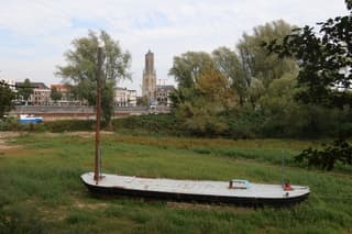 Geen water meer maar groen