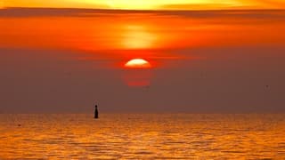 zonsopkomst IJsselmeer 
