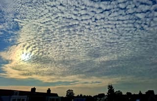 Veel wolken!