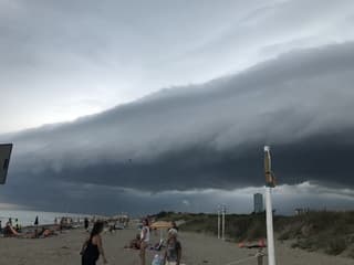Onweer over Italiaanse kust