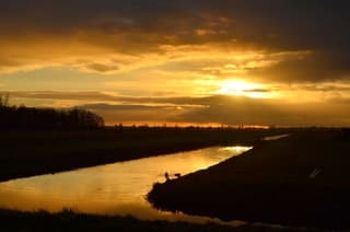 De Zonsondergang op Donderdag 3 Januari!