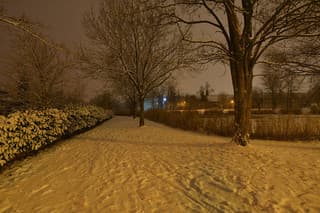 De forten in de sneeuw