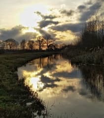 Prachtig wolkenspel bij de Markgraven in Harbrinkhoek