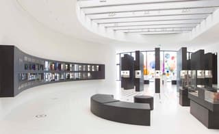Een gedeelte van het interieur van Leica