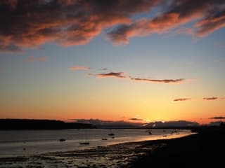 Sunset Findhorn Bay