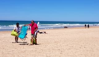 Spanje, opnieuw zeer warm.