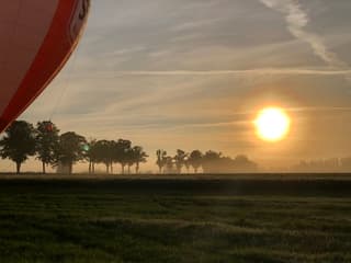 Zonsopkomst NK ballonvaren, heiderscheid Luxemburg