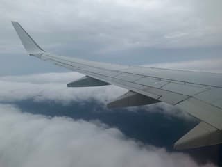 Mooi wolkendek boven Frankrijk. 