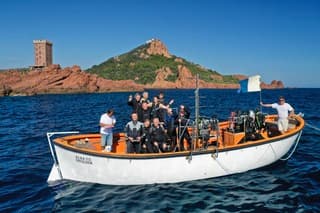 Heerlijk duikweer in Saint RaphaÃ«l. 