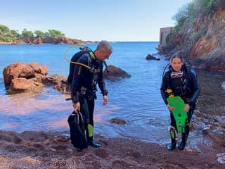 Heerlijk duiken in Zuid Frankrijk. 