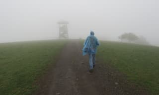 Meerfeld Duitsland in de regen vanmorgen
