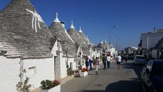 Schitterend weer in Alberobello in ItaliÃ« 