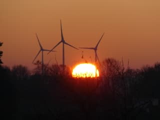 Le soleil dans le vent