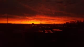 Zonsopkomst Schiphol Noord