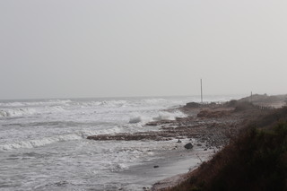 Weer mooi weer aan Spaanse CostaÂ´s ,zonnig, onbewolkt 17 graden en weinig wind