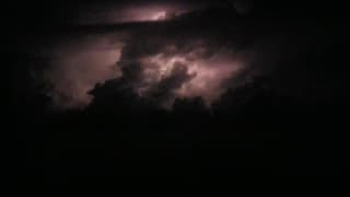 Bliksem vanuit het vliegtuig genomen