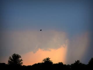 Naderende hoosbui Mariahout