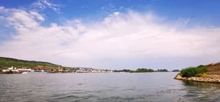Mooi zicht over de Rijn 