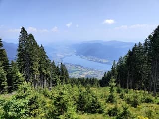 Mooi weer boven Alpen