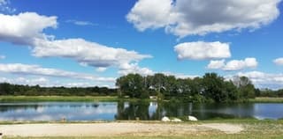 Zon en wolken aan de Saone bij Dijon