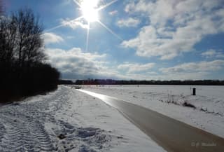 Winters landschap
