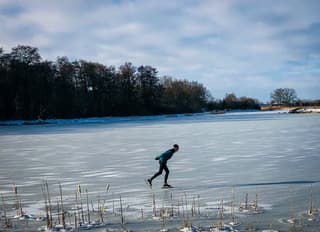 Schaatsen op natuurijs 