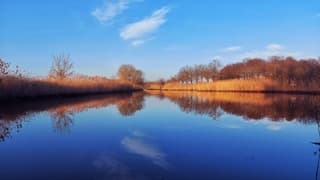  Frisse blauwe ochtend met een heerlijk zonnetje.