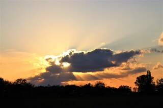 Mooie zonsondergang