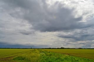 Soms donkere wolken.