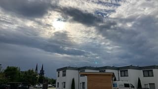 Eindelijk na een hele dag regen in Duitsland