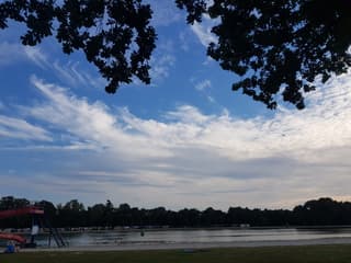 19.34 uur Mooie lucht 