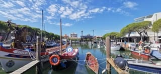 Dertig graden met wat wolkjes vandaag in Caorle Italië 