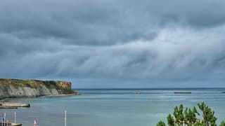 Met op tijd, bewolking blijven invasiestranden