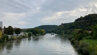 Langzaam wordt de bewolking dichter. De Main kan zich vullen