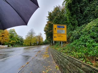 Regen en Amsterdam op het bord