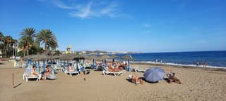Strandweer aan de Costa del Sol