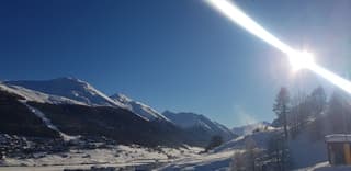 Zonovergoten dag in Livigno 