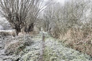 koude dag in Limburg