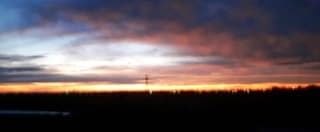 Mooie zonsopkomst