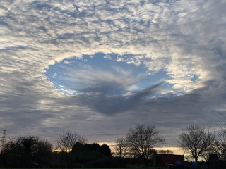 Gat in lucht 