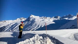 Collega fotograaf in actie