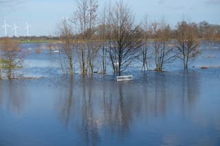 Gramsbergen, waar de Vecht ons land binnen stroomt