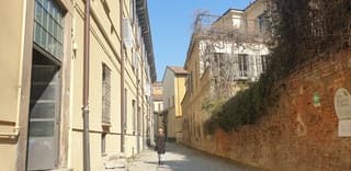 blauwe lucht in Milaan