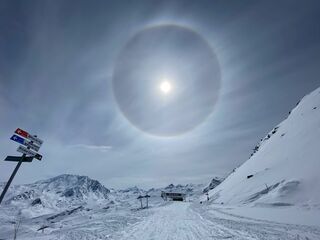 Zon in val Thorens
