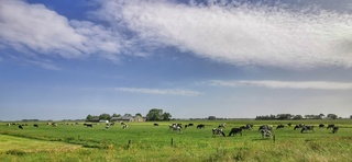 Blauw en wolken vandaag 